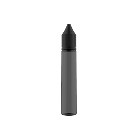 Chubby Gorilla - 10 x 30 ml V3 PET Unicorn Flasche - schwarz transparent