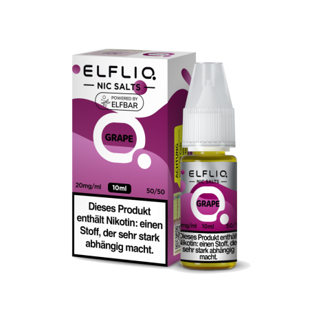 ELFLIQ - Grape 10ml Nikotinsalz Liquid