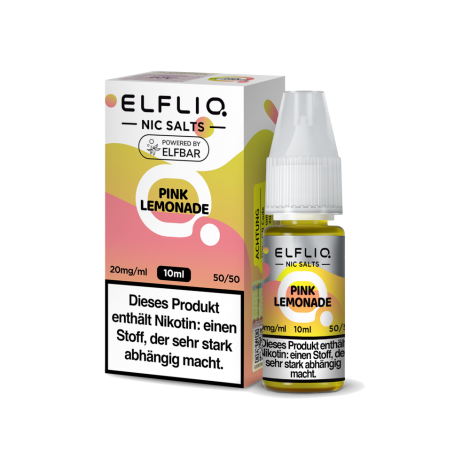 ELFLIQ - Pink Lemonade 10ml Nikotinsalz Liquid
