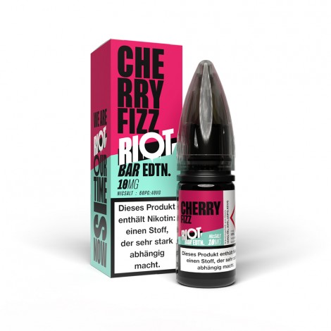Riot Squad - Cherry Fizzle - Nikotinsalz Liquid 10ml