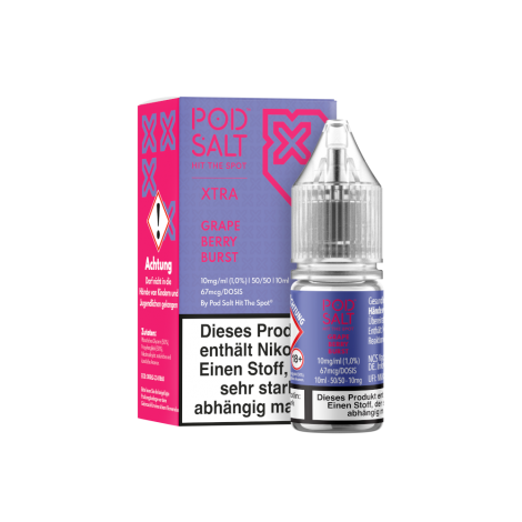 Pod Salt X - Grape Berry Burst 10ml Nikotinsalz Liquid