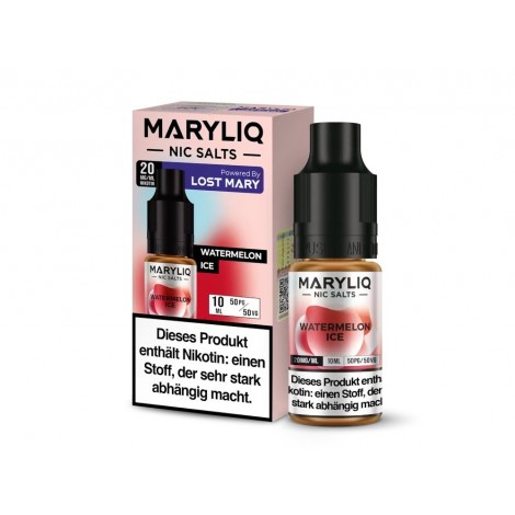 Maryliq - Watermelon Ice 10ml Nikotinsalz Liquid