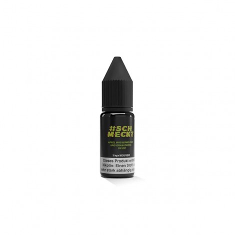 #Schmeckt - Apfel Wassermelone Granatapfel Ice 10ml Nikotinsalz Liquid
