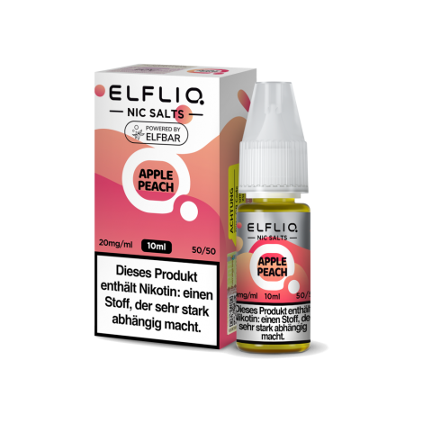 ELFLIQ - Apple Peach 10ml Nikotinsalz Liquid