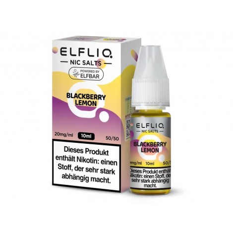 ELFLIQ - Blackberry Lemon 10ml Nikotinsalz Liquid
