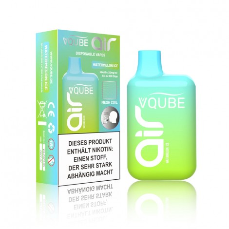 VQUBE Air - Watermelon Ice - Einweg E-Zigarette 20mg Nikotin