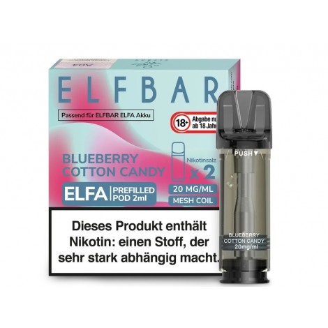 Elfbar - Elfa Pods - Blueberry Cotton Candy 20mg