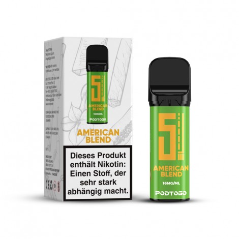 5EL - PodToGo - White Edition - American Blend 16mg
