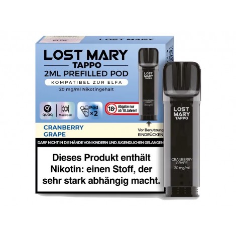 Lost Mary - Tappo Pods - Cranberry Grape 20mg