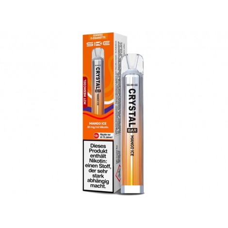 SKE Crystal Bar 600 - Mango Ice 20mg - Einweg E-Zigarette