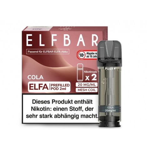 Elfbar - Elfa Pods - Cola 20mg