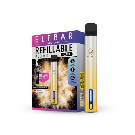 Elfbar - Elfa Turbo - Akkuträger - 550mAh - Aurora Gold
