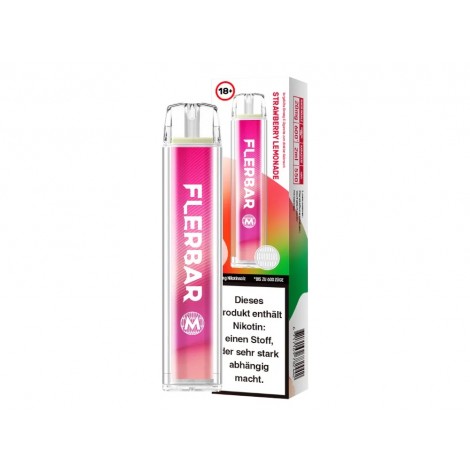 Flerbar M - Einweg E-Zigarette - Strawberry Lemonade 20mg